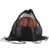 Storage Bags Portable Basketball Cover Mesh Bag Football Soccer Backpack Outdoor Volleyball Ball