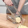 Aardappelslicier Franse Fran Fy Cutter met 2 roestvrijstalen messen multifunctionele roestvrijstalen chopper handleiding Cutter Tool