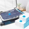 Vacuum Bag Storage Bag Home Organizer Transparent Border Foldable Clothes Organizer Seal Compressed Travel Saving Bag Package