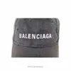 Baseball Cap Designers Hats Luxurys Sport Style Baseballcaps Hat Hat Gift Blnciaga Emploile Logo Hat - Zniszczona czarna wl