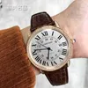 Cadran fonctionnant les montres automatiques Carter No Reserve Prix Londres 18K Rose Gold Mécanical Mens Watch W6801005