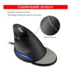 MICE ZELOTES T30 Souris optique câblée Souris verticale Vertical USB Gaming Wired Gaming Mouse 6 touches Ergonomic Mice avec 4 DPI réglables pour ordinateur portable PC