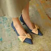 Klänningskor EGTPINAOP 2024SPRING Fashion Women Pumps äkta ko läder tunna häl retro pekade huvud kvinnors höga klackar d18-jh867