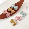 Hair Accessories 2 Pcs/Set Children Cute Colors Dot Lace Bow Ornament Hair Clips Baby Girls Lovely Sweet Barrettes Hairpins Kids Hair Accessories