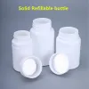 Flaskor 20st tomma stora mun 150 ml medicinflaska med lock matkvalitet HDPE -plastbehållare för pillerkapsel tablett påfyllningsbar flaska