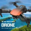 Drohnen 4K Professionelle HD 4K 1080p Kamera Höhe Halten Sie RC Faltbare Quadcopter Dron Geschenkspielzeug New OrangeBlack E88 Pro Mini Drohne