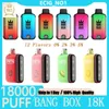 Bang Box 18000 Puff 18K Dieratne Vapes Pen e papieros 0% 2% 3% 5% Waporyzator doładowy Cewka siatkowa Vape SHIP One Day 12000 Puffs Vs Utco Tornado 12k 9k 9000 7000 7k Bang 20k