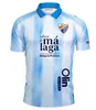 23/24 CF Malaga Soccer Jerseys 2023/2024 Away Juanpi Luis Munoz Febas Adrian Football Shirt Burgos Casas Juankar Camiseta de Futbol Juande Febas Uniforms Men Kids Kit