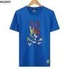 Psychological lapin t-shirts crâne rabbit camisetas para hombre rond cou rond short shirt chirur