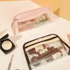 Cosmetic Bags Outdoor Travel Casual PVC Zipper Toiletry Bag Wash Pouch Female Storage Makeup Case Transparent Bath