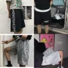 Męskie szorty Summer Wear Hip-Hop Wild Haruku Proste proste luźne luźne paliwo swobodne pięciopunktowe spodnie 220426