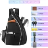 Bags Pickleball Rackets Backpack for Men Women Sports Reversible Pickleball Paddle Bag Tennis Racquetball Badminton Travel Sling Bag