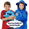 Polos Baby Boy Girl Pet Folded Hoodie Blanket Warm Fleece Baby Oversized Hoody Robe Outfits Child Tv Sweatshirt Blanket Cartoon