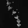 Türklingeln kreative antike Glocken Wind Glockenglück Glücksbrand Bird Schmetterling Wind Glockenspieltür hängende hängende Haushof Gartendekoration