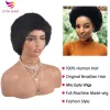 Parrucche afro stravaganti remy brasiliana parrucca corta con capelli umani parrucche cortle per donne parrucche per capelli umani ricci.