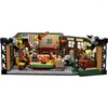 الحزب لصالح الحفلات في الأسهم التلفزيونية الكلاسيكية Friends American Central Perk Cafe Fit Lepining Model Build Bricks 21319 Toy Gifts