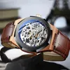 Relógios de pulso AILNAG VINTAGE VINTAGE MECHANTÁRIA ALGUÉM SEMPLEMENTE MENS RESPONSAÇÕES TOP TOURBILLON LUMININADO MONTRE HOMME