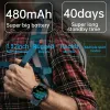 Watches 2023 New GPS Smart Watch Sports Fitness Armband Call påminnelse PEPLATE IP68 Vattentät smartur för män Android iOS -klockor