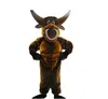 2024 Högkvalitativ Bull Bison Cow Mascot Costume Fun Outfit Suit Birthday Party Halloween Outdoor Outfit Suitfestival Dress