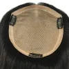 Toppers Full Hand Tied 16x18cm Silk Base Women Topper Natural Scalp Top Skin Base Topper Hair Piece 3 Clips In