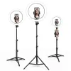 Tripods Multi Size multifunctional Adjustable Height Aluminium Alloy Selfie Stick Mobile Phone Camera Ring Light Tripod Stand