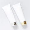 Bottles Empty 200g 200ml Squeeze Bottle 200ml White Plastic Refillable Tube Cosmetic Face Lotion Cream Packaging Container