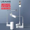 Stands USAMS SOBRE PELÉFONO Selfie Fill Light para Video Conference YouTube Live Portable Stand Soporter para iPhone 14 Pro Max Xiaomi Huawei