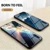 Mobiltelefonfodral Luxury Starry Sky Glass Phone Case för Samsung A90 A80 A70 A60 Hårt omslag för Samsung Galaxy A50 A40 A30 A20 A10 Anti-Fall Case D240424