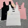 Frühlings Sommertanks Top Frauen u Nackenweste elastisches Strick -T -Shirt Solid Color Sport Tops