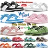 White Black Panda Warehouse Low Running Shoes Fog Rose Whisper Pink UNC Mean Green Blue Digital Digital Mens Mens Sneakers Womens Sports Trainers