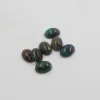 宝石5mm*7mm天然処理された黒いオパールルーズジェムストーンジュエリーを作るための卸売染色ブラックオパールジェムストーン