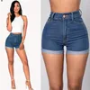 Jeans féminins hauts hauts shorts en jean skinny panty pantal