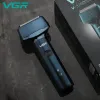 Clippers VGR Foil Shaver Professional Electric Shaver Triple Blade LED Display USB Charge Pop -up Hair Trimmer IPX5 Waterdicht V370/V371