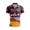 Koszulka koszulka polo Brisbane Brisbane Mustang dla mężczyzn Broncos Rugby