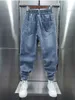 Jeans masculin jeans jeans mode jogger décontracté harem pantalon denim hip hop