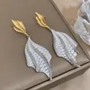 Orecchini dangle flahsbuy grosso esagerazione Dragon Claw per donne Dichiarazione Gold Drop Drop Regalo