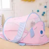 Niemowlę oddychające łóżko dla niemowląt Przenośna Składana siatka dziecięca Anti-Bug Crib Cradle Tent Cartoon Cartoon Baby Siatek Namioty Eleganckie 240423