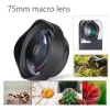 Filtreler Profesyonel Telefon Kamerası Harici Lens Evrensel 75mm 10x Telefoto Makro Lens İPhone 15 14 13 12 X Pro Max Tüm Akıllı Telefonlar