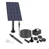 Décorations de jardin 5W 5V Panneau d'énergie solaire Décoration de la pompe à eau avec la fontaine Fountain Économie d'énergie IP68 Kits imperméables pour piscine