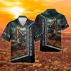 Casual shirts voor heren mode graafmachine grafisch voor mannen kleding Hawaiiaans strand shirt constructie heren blouses werken korte mouw y2k top