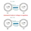 Tillbehör Jaycreerled Digital Battery Indicator, mätare, laddningsstatus testare för gaffeltruck, bil, skoter, motorcykel