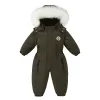 One-pièces Newobrn Vêtements Hiver Baby Rompères pour les bébés filles garçons Coton chaud à capuche à saut sauthes pour enfants 25T TZ489