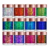 Peinture corporelle Nouveau gel de paillettes à paillettes liquide eye-shadow série multicolore art du corps peinture de peinture spéciale effets spéciaux carnaval festiva d240424