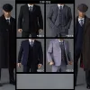 Dolls pptoys p003ABCD 1/6 mannelijke Britse retro westerse herenpak Gangster Suit jas Set model voor 12 'actiefiguur pop