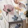 カーテンの夏の花と野生の花の純粋なカーテンリビングルームモダンな家の装飾チュールベッドルームボイルドレープ