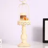 Candle Holders Brand Holder Candlestick 30cm/37cm Accessories Bird Cage Design Metal Iron Romantic Home Decoration