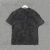 Mens Plus Size T-shirt T Shirts Luxury Tshirts Casual Washed tyg Vintage Cotton Spring Summer Designer Classic Letter Paris Geometry Tee Tops 3xl XXXL