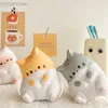 Decompressie speelgoed nieuwe kat stress reliëf squishy speelgoed pu langzaam stijgende squeeze antistress ball cartoon tafeld ornamenten squishy stress reliever speelgoed d240425