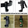 Holsters Tactical Molle Baton Pepper Spray Holster Militär ficklampa Holder Antirubbery Quick Release Locking Spray Torch Baton Fall