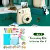 Frames 14 in 1 Camera Accessories Bundle Kit Shoulder Strap Bag Case Photo Frame Album Kit for Fujifilm Instax Mini 11